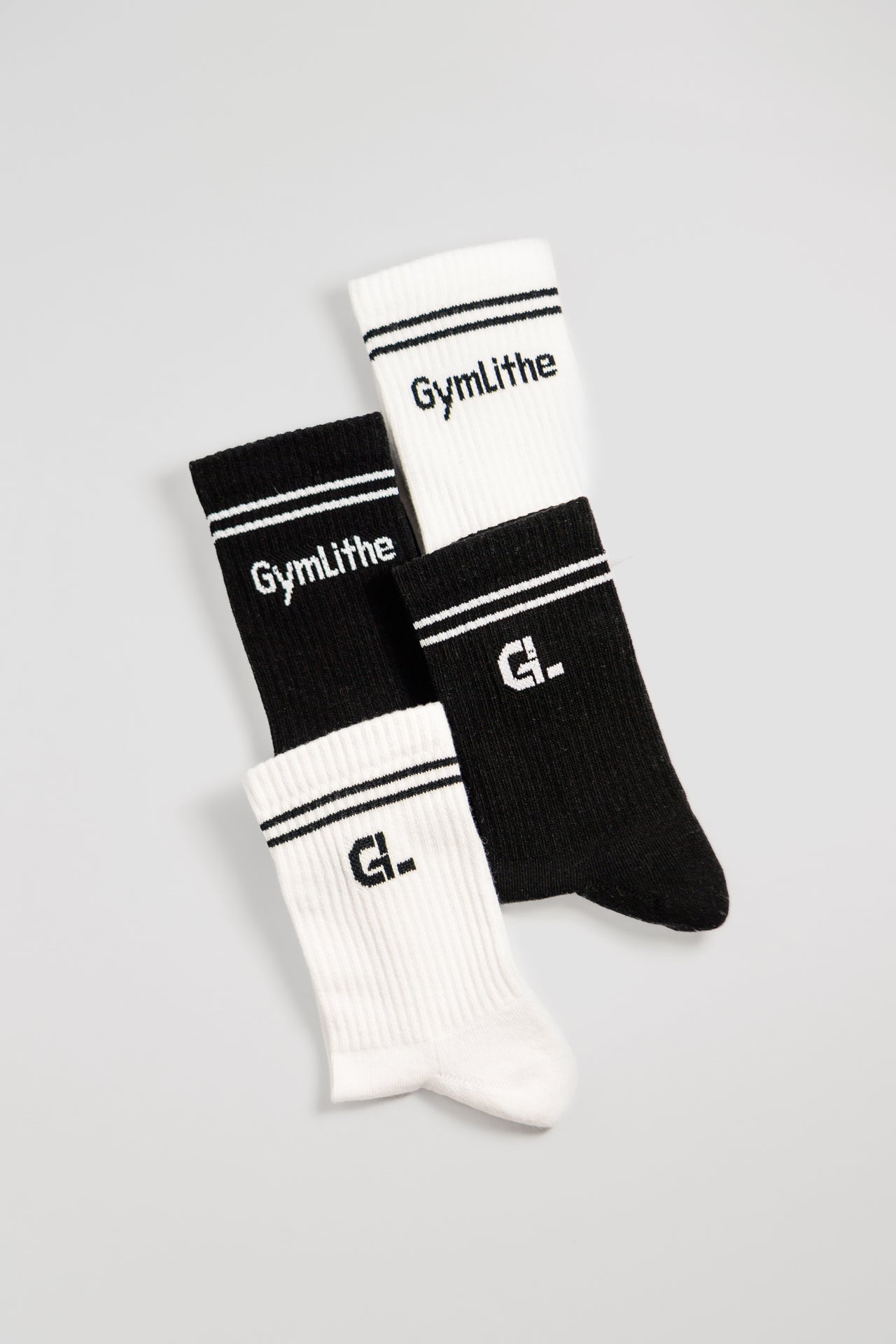 Calzini - Nero/Bianco (Confezione da 2)