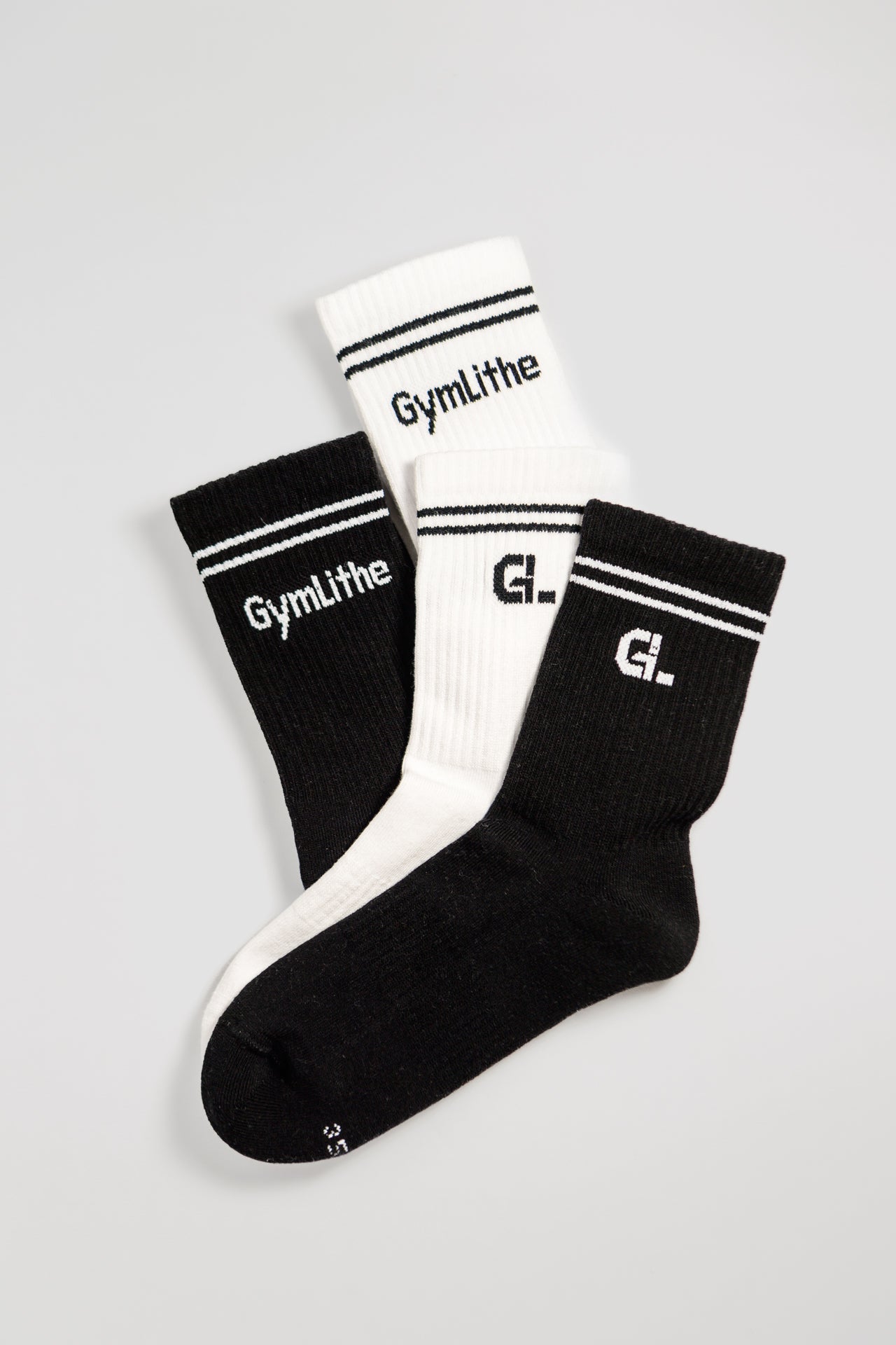 Calzini - Nero/Bianco (Confezione da 2)