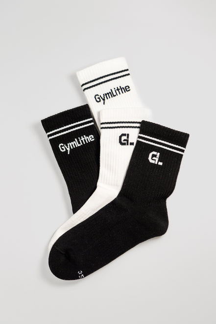 Calzini - Nero/Bianco (Confezione da 2)